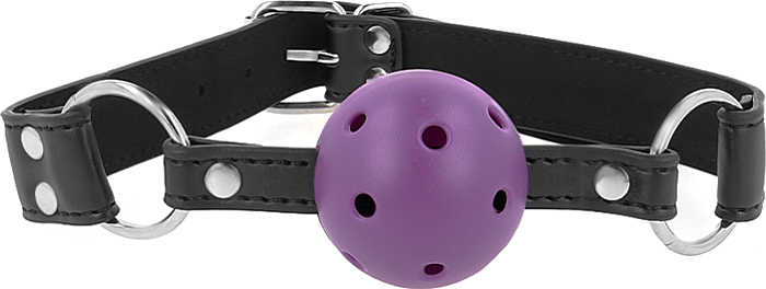Mordaza de Bola KINK Morado Ajustable 4 cm Mordaza de Bola KINK Morado Ajustable 4 cm