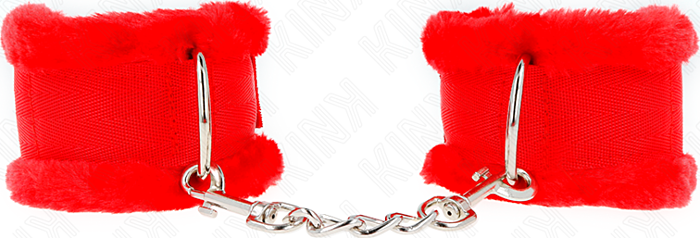Muñequera KINK Ajustable Rojo BDSM Estilo y Control Muñequera KINK Ajustable Rojo BDSM Estilo y Control