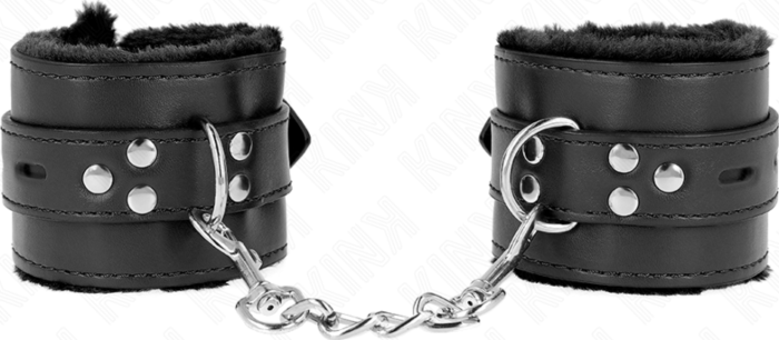 Muñequeras KINK Ajustables Metal Negro - BDSM Muñequeras KINK Ajustables Metal Negro - BDSM