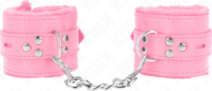 Muñequeras KINK Rosa Ajustables BDSM Muñequeras KINK Rosa Ajustables BDSM