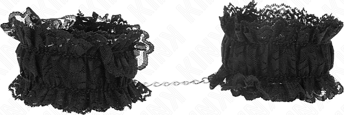 Muñequeras KINK Wrist Restraint Elásticas Negras Muñequeras KINK Wrist Restraint Elásticas Negras