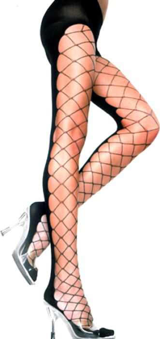 Panty Lycra Red de Music Legs Panty Lycra Red de Music Legs