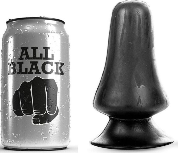 Plug Anal ALL BLACK 12 CM: Sorpresa en tu anal Plug Anal ALL BLACK 12 CM: Sorpresa en tu anal
