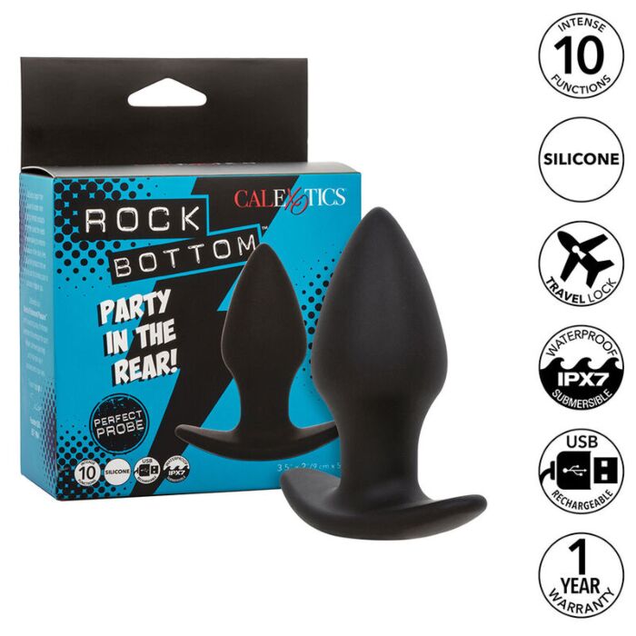 Anal Plug CALEXOTICS Rock Bottom 10 Vibrations