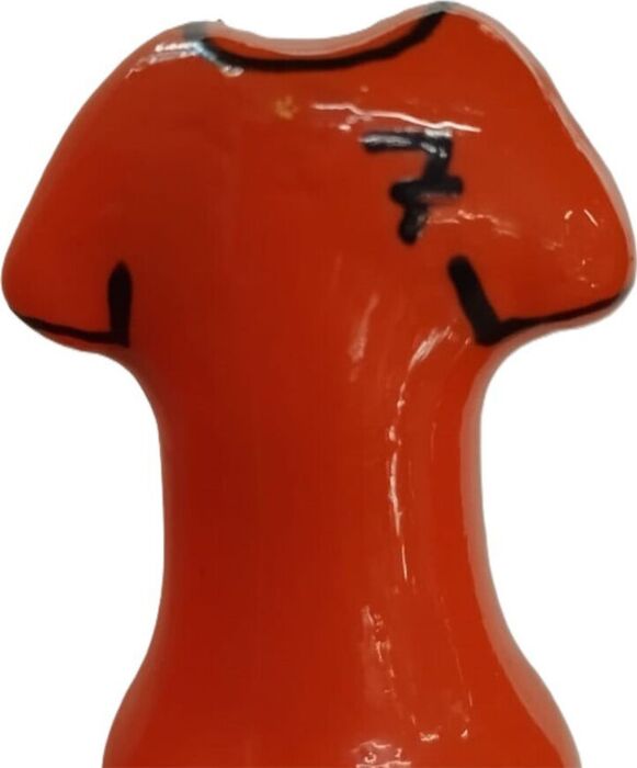 Preservativo Decorativo Condomerie Naranja Pintado a Mano Preservativo Decorativo Condomerie Naranja Pintado a Mano