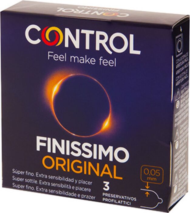 Preservativos Control Finissimo 3 unidades - Sensibilidad extrema Preservativos Control Finissimo 3 unidades - Sensibilidad extrema