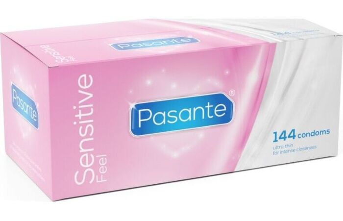 Pasante Sensitive Ultra Thin Condoms - 144 Units