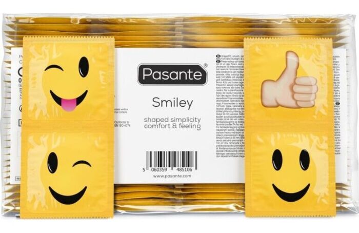 Condoms Pasante Smiley Bag – 144 Fun Faces