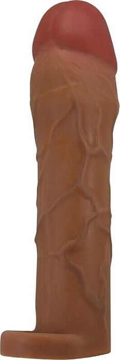 PRETTY LOVE - HANI FUNDA PARA PENE CON EXTENSIÓN DE 5 CM MULATO PRETTY LOVE - HANI FUNDA PARA PENE CON EXTENSIÓN DE 5 CM MULATO