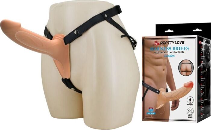 PRETTY LOVE - LANDON STRAP-ON CON VIBRACIÓN CLARO PRETTY LOVE - LANDON STRAP-ON CON VIBRACIÓN CLARO