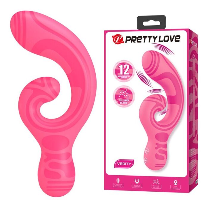 PRETTY LOVE - VERITY USB RECHARGEABLE DOUBLE-ENDED MASSAGER PRETTY LOVE - VERITY USB RECHARGEABLE DOUBLE-ENDED MASSAGER