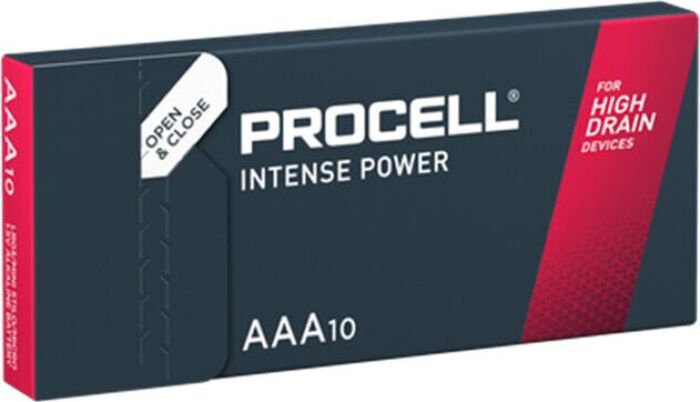 PROCELL - INTENSE POWER ALCALINA LR03 AAA 1,5V CAJA*10 PROCELL - INTENSE POWER ALCALINA LR03 AAA 1,5V CAJA*10