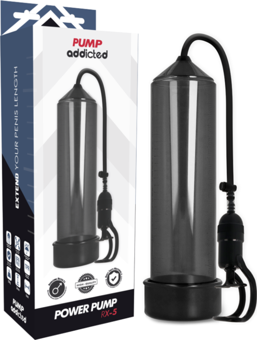PUMP ADDICTED BOMBA ERECCIÃN RX5 BLACK PUMP ADDICTED BOMBA ERECCIÃN RX5 BLACK