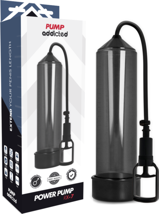 PUMP ADDICTED BOMBA ERECCIÃN RX7 NEGRO PUMP ADDICTED BOMBA ERECCIÃN RX7 NEGRO