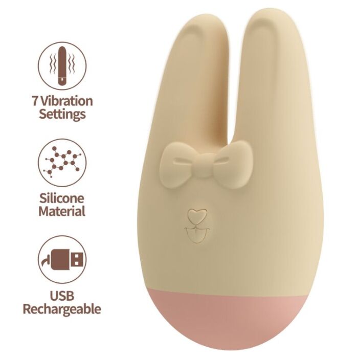 ROMANCE - BUNNY EXTERNAL STIMULATOR 7 VIBRATION MODES ROMANCE - BUNNY EXTERNAL STIMULATOR 7 VIBRATION MODES