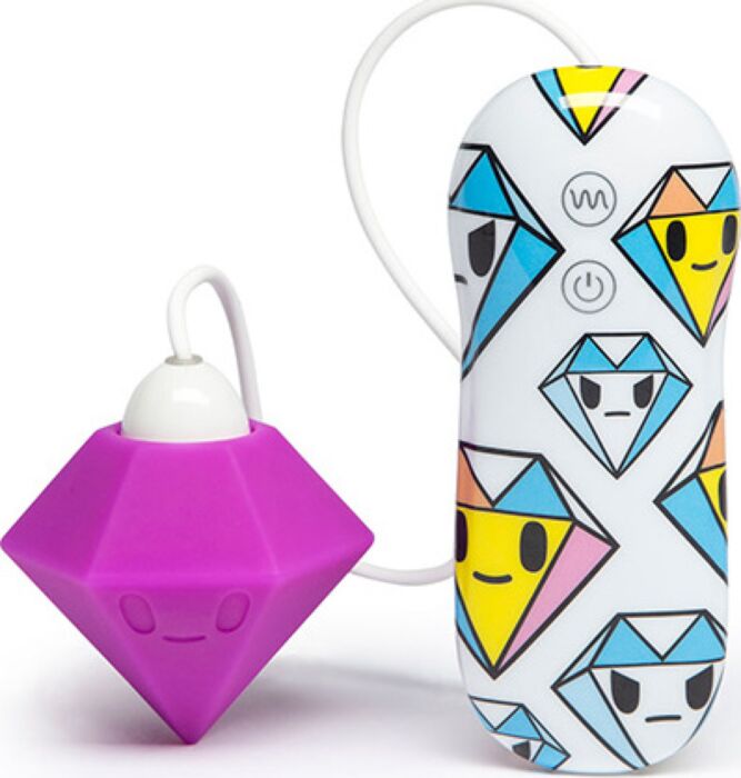 tokidoki 7 Function Silicone Purple Diamond Clitoral Vibrator tokidoki 7 Function Silicone Purple Diamond Clitoral Vibrator