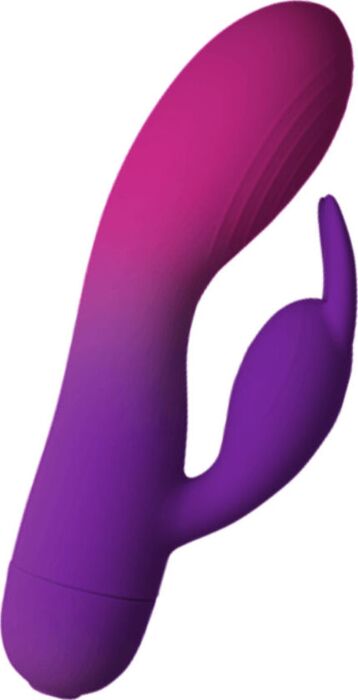Vibrador Rabbit ROCKS-OFF Glo-Girl doble motor Vibrador Rabbit ROCKS-OFF Glo-Girl doble motor