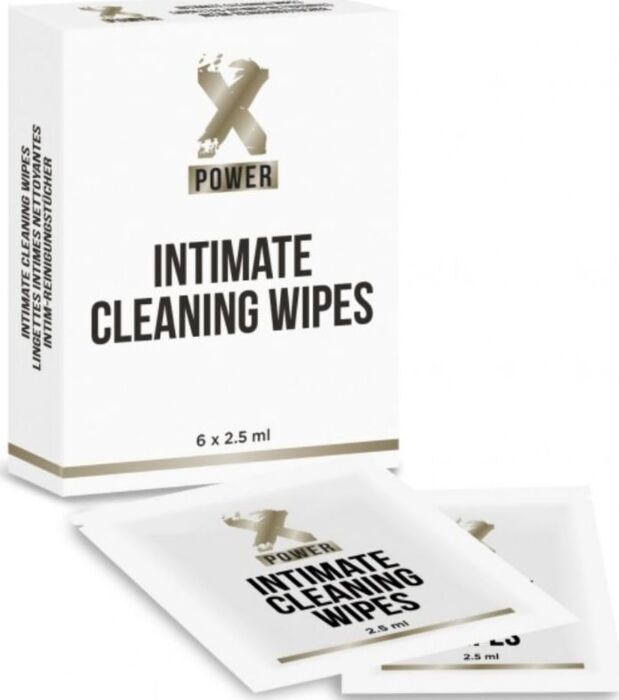 Xpower - intimate cleaning wipes toallitas limpieza intima 6 unidades Xpower - intimate cleaning wipes toallitas limpieza intima 6 unidades