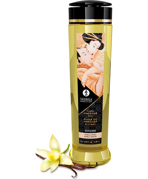 Massage Oil Shunga Desire Vanilla - Silkiness and Sensuality